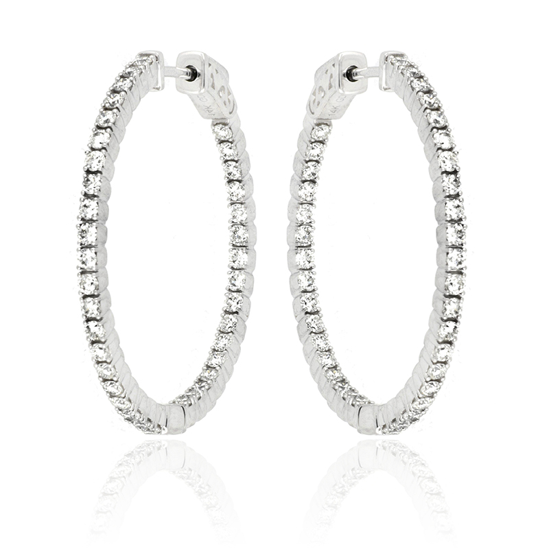 Diamond Earrings Photography